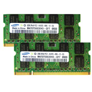 Memoria RAM de 4gb/2X/2GB/DDR2/800/PC2-6400s/800MHz para samsung/Laptop