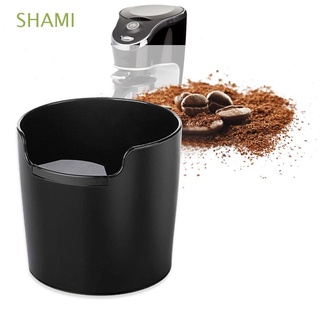 shami durable caja de golpe de café para barista herramienta de café grinds bin papelera de café desperdicio contenedor barra contenedor espresso grind espresso knock box/multicolor