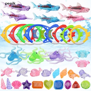 [pepik] juguetes de buceo bajo el agua de la piscina de verano de natación de buceo conjuntos de anillos de agua [pepik] (1)