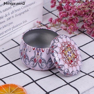 [Ming] Vela perfumada Natural vacía caja lata decoración del hogar al aire libre caramelo