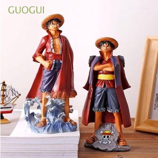 Guogui sombrero de paja Anime coleccionable modelo muñeca juguetes Miniatures Monkey D Luffy figura modelo Luffy figuras de acción