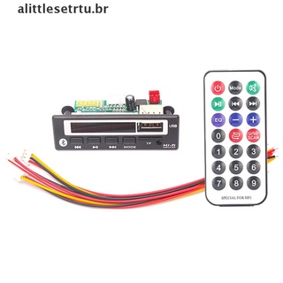 Ttlesetrtu Placa decodificadora De audio Mp3 reproductor Bluetooth 5.0 Mp3 Usb Tf Fm radio Mp3