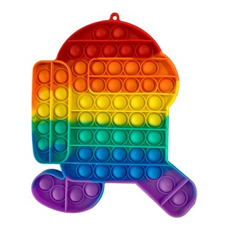 arco iris push pop it burbuja sensorial fidget juguetes, apretar juguete sensorial (7)