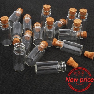 10 piezas tapón de corcho botellas de vidrio frascos frascos contenedor 24x12mm tamaño u6g3 o8b4