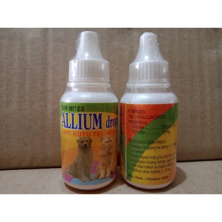 Allium DROPS - medicamentos anti pulgas para gatos y perros
