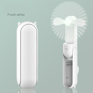 2020 nuevo USB banco del poder ventilador de mano multifunción plegable portátil Mini ventilador lindo ventilador (2)