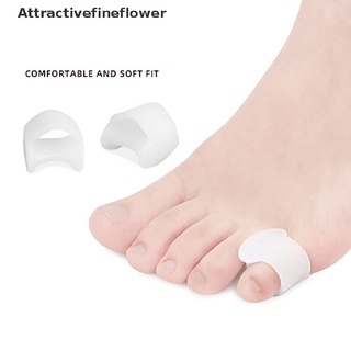 [aff]1 par de dedos del dedo del pie dedo del pie dedo del pie gel de silicona protector del pie cuidado del dedo del pie separador del dedo del dedo del pie (1)
