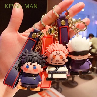 KESSELMAN Special Jujutsu Kaisen keychain Fans Gifts KeyRings Anime Jujutsu Kaisen Collection Props Cute Bag Pendant Itadori Yuuji Satoru Gojou Kawaii Doll Keys Holder