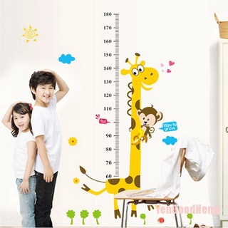(YenGoodNeng) 1 X calcomanías de pared de jirafa para niños, tamaño de jirafa, mono, PVC