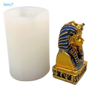 fairy7 Antiguo Faraón Egipcio Resina Epoxi Molde De Aromaterapia Yeso Silicona DIY Manualidades Adornos Del Hogar Decoraciones