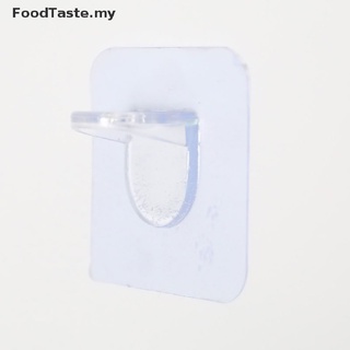 [foodtaste] 4 piezas de soporte de estante adhesivos para armario, armario, soporte, Clips de pared [MY] (3)
