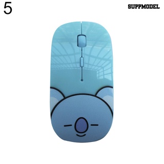 🙌 S.O BTS BT21 Chimmy Cooky RJ Mang Notebook ratón inalámbrico de escritorio para oficina de juegos mlZP (7)