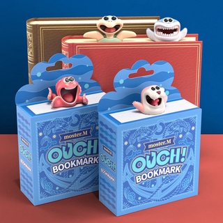 Maravilloso regalo de dibujos animados estilo Animal PVC libro marcadores marcadores nuevo sello pulpo océano serie creativo divertido papelería suministros escolares (4)