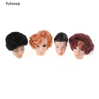 [efl] cabeza de muñeca 3d ojos con pelo para barbie novio ken macho cabezas accesorios de juguete gdx