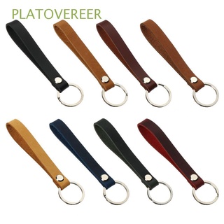 PLATOVEREER Gift Leather Keychain Bottle Tie Wallet Keyring PU Leather Keys Strap Keyholder Fashion Car Auto Business Waist Decoration/Multicolor