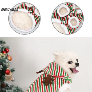 Sr Universal ropa para mascotas/perros/gatos/suéter con capucha cómodo para navidad