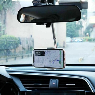 Soporte para teléfono de coche, espejo retrovisor, navegador, asiento delantero, asiento trasero, soporte ajustable para teléfono móvil (2)
