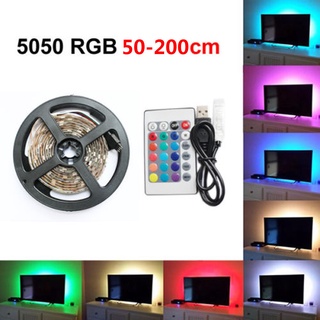 fitall_50CM USB LED Strip Light TV Back Lamp 5050RGB Colour Changing+Remote Control