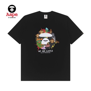 3 colores AAPE X LILKOOL joint ape-man camiseta de manga corta masculina verano 9475XXG