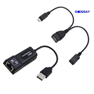 Goodday Usb 2.0 Lan Ethernet adaptador convertidor Cable Para Amazon Fogo Tv 3/Stick Gen 2 (1)