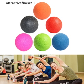 [attractivefinewell] bola de lacrosse movilidad myofascial gatillo punto de liberación bola de masaje corporal