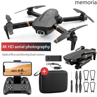 v4 mini drone 4k 1080p cámara dual wifi plegable helicóptero quadcopter dron juguetes memorial_co