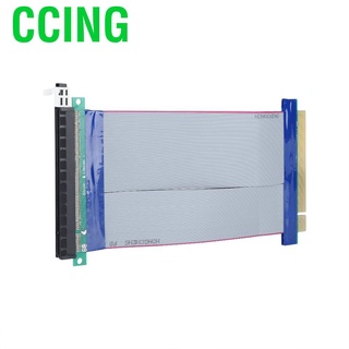 Ccing 19CM PCI-E - extensor de tarjeta de elevación (16 x Cable de extensión plano suave)