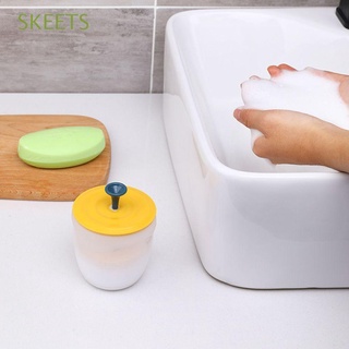 SKEETS Portable Foam Maker Skin Care Cleansing Cup Foam Bubble Maker Cup Travel Body Wash Face Body Clean Tools Bathing Cleansing Cream Home Bubble Maker/Multicolor