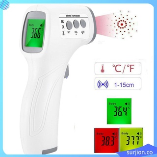 termómetro infrarrojo de frente no táctil digital lcd cuerpo completo termometro fiebre (2)