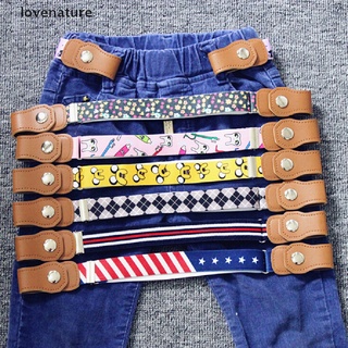 < lovenature > Hebilla Elástica Libre Cinturón Elástico Jeans Cintura Niños Niñas Nuevo (1)