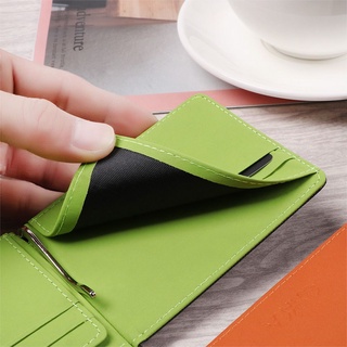 Shoogii cartera delgada De cuero sintético De Moda Sollid para negocios/Bolsas De cuero para hombre/Multicolor (9)