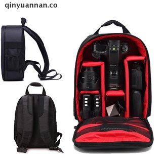 【qinyuannan】 Waterproof DSLR SLR Camera Soft Case Bags Backpack Rucksack For Canon Nikon Sony CO