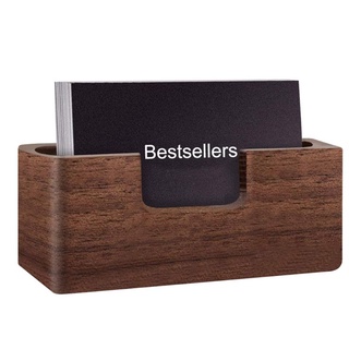 NE Professional wooden business card holder, desk card holder, convenient and durable