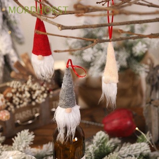 mordhorst 1/3 piezas colgante de navidad mini gnomos decoración de navidad año nuevo felpa enano percha multicolor regalos santa