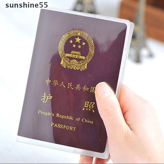 (Hotsale) transparente transparente pasaporte cubierta titular caso organizador tarjeta de identificación Protector de viaje {bigsale}