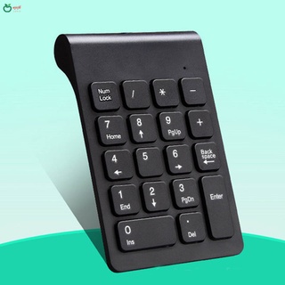2.4g teclado digital portátil inalámbrico usb de 18 teclas mini teclado numerales para pc laptop notebook de escritorio (5)
