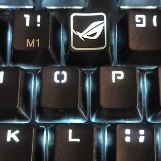 dmessi diy abs retroiluminado teclado mecánico keycap r4 esc translúcido key cap para rog