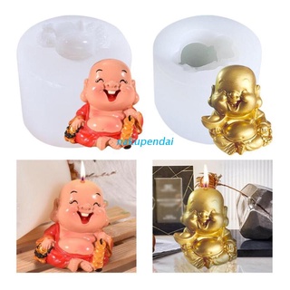 NAK 3D Buddha Statue Candle Mold Silicone Resin Epoxy Mold Soap Making Mould Cake Chocolate Decorating DIY Baking Tools