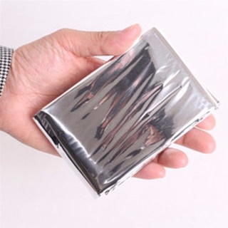 Emergency Foil Thermal Blanket Sheet Poncho Silver Survival Camping