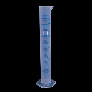 Lucaiitr 250ml Cilindro medidor De medición A Escala Azul acido y alkali Resistente (Lucaitr)