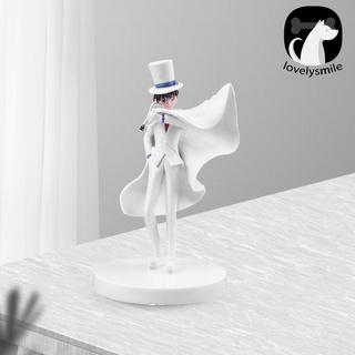 {lovelysmile} 2 piezas de diseño de base de dibujos animados figura blanca multifuncional detective conan figura de acción para adorno (4)