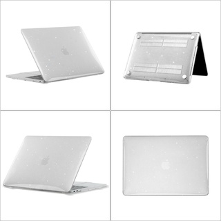 Brillante estrella estrellado duro portátil caso para Apple MacBook Air Pro 11/12/13/15/16 pulgadas 8 7 9 1 2 9 6 6 9 7 6 6 8 4 0 9 8 1 Protector de pantalla de silicona suave teclado cubierta Protector