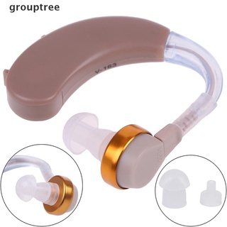 grouptree axon v-163 bte audífono/sida detrás del oído ajustable tono amplificador de sonido co