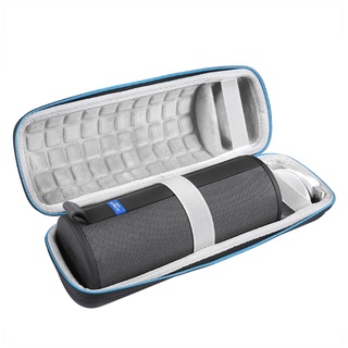 wu portátil eva a prueba de golpes caso de viaje bolsa de almacenamiento caja de transporte para-logitech ue boom 3 inalámbrico bluetooth compatible con altavoz caso (5)