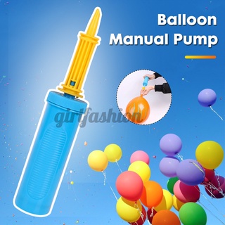 listo stock 1pcs manual bomba de globo inflador de aire almohada para decoración de fiesta color aleatorio