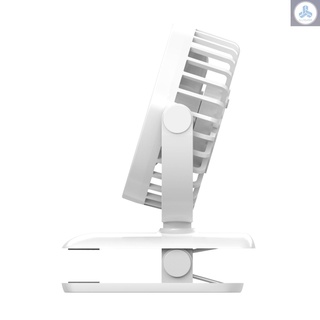 X011 ventilador de escritorio portátil Clip-on ventilador de escritorio ventilador de refrigeración USB alimentación de 3 velocidades ajustable pequeño enfriador de aire Personal ventilador para oficina uso en el hogar (6)