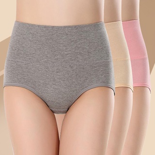 5 piezas 40-80 KG mujeres más el tamaño de cintura alta panty faja ropa interior de cintura alta adelgazar Bodyshaper bragas