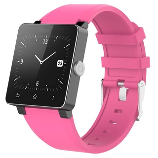 hermosa correa de silicona para reloj sony smartwatch2