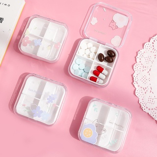 Travel medicine caja de almacenamiento de moda pequeña píldora caja portátil mini píldora caja de plástico Multi-especificaciones píldora caja
