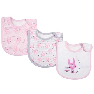 3pcs Baby Double Layer Cotton Towel Triangular Scarf Kids Bib Toddler Feeding Bibs (5)